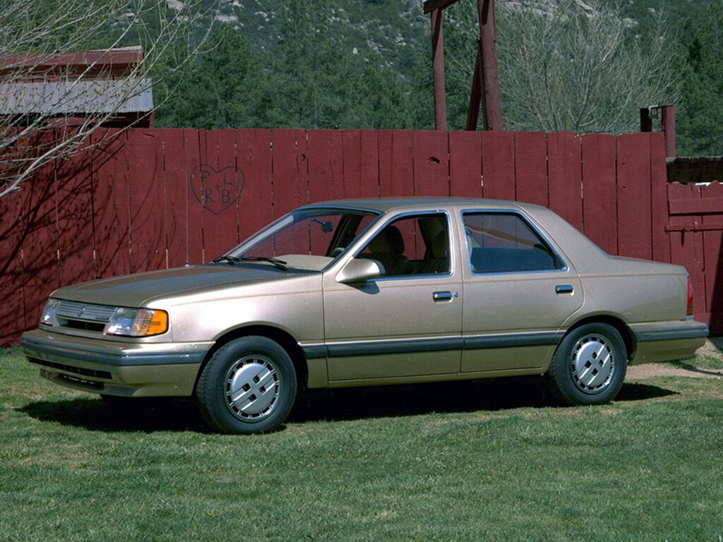 Mercury Topaz 1 поколение, рестайлинг, седан (1985 - 1987)